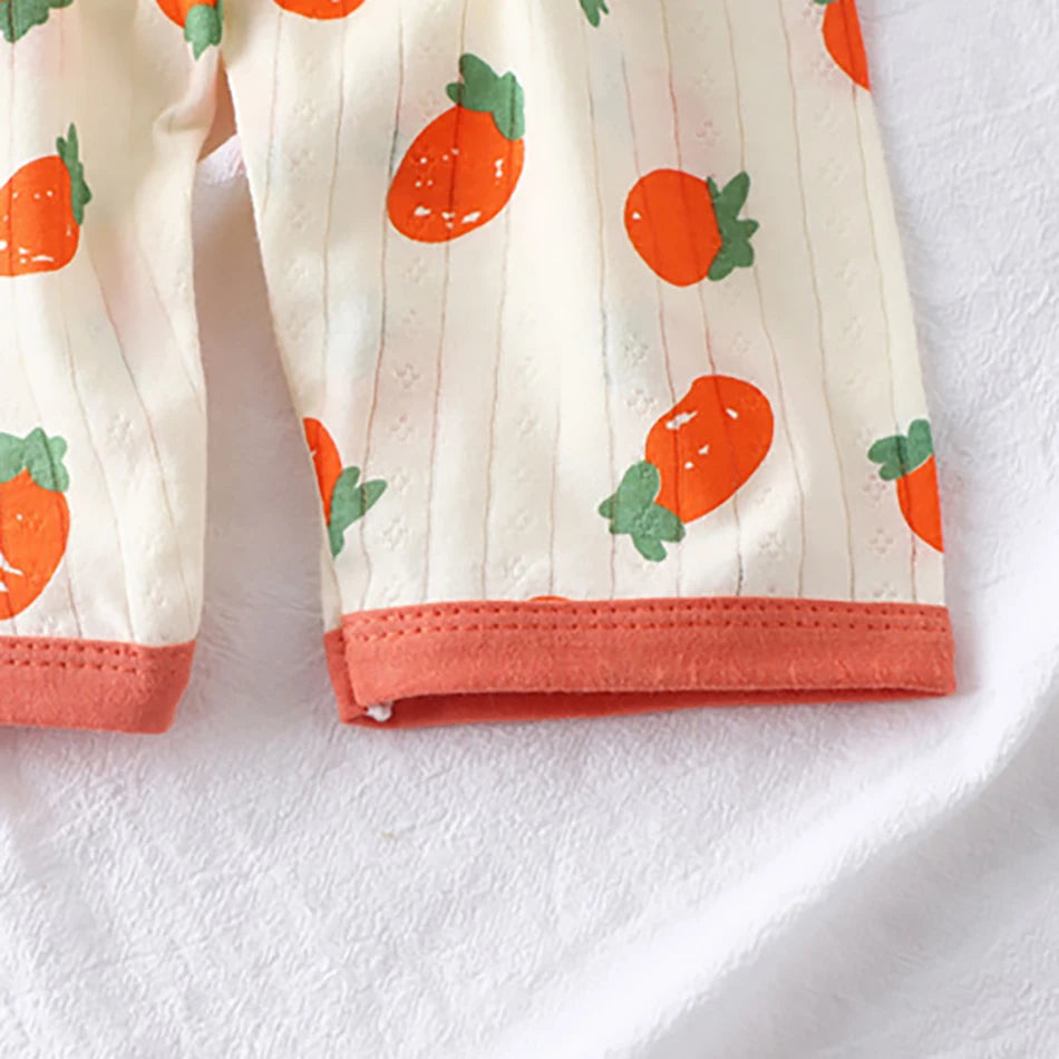 Kids' Cartoon Bear Long Sleeve Pajamas Set | Soft Breathable Sleepwear Boys & Girls