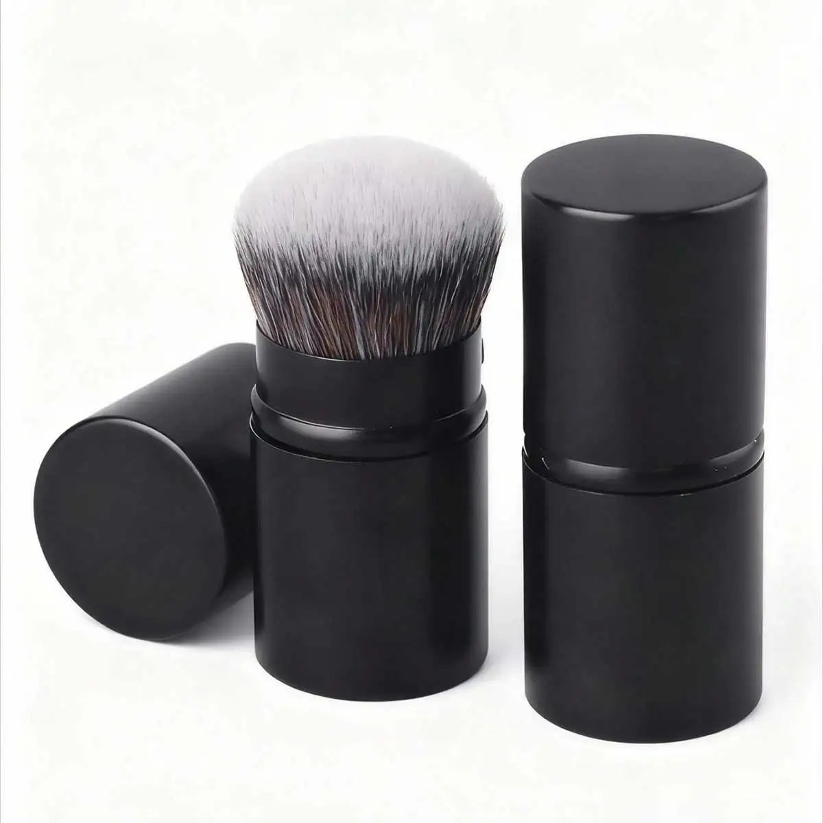 Retractable Professional Face Makeup Brush — Ultra-Soft Blush & Powder