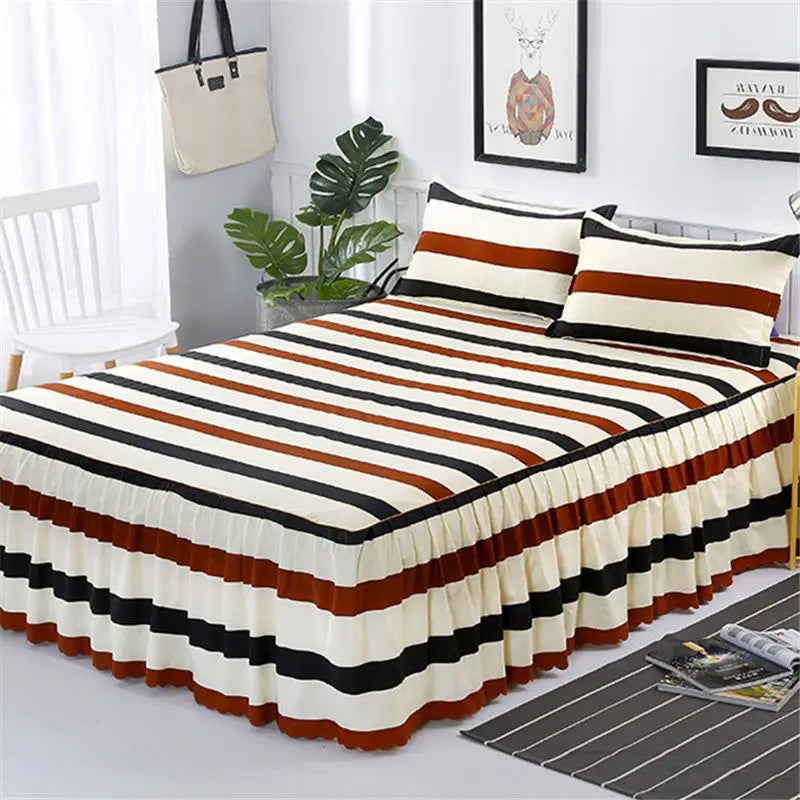Modern Bedspread Mattress Cover – Skin-Friendly Dustproof Bed Cover, Queen & King