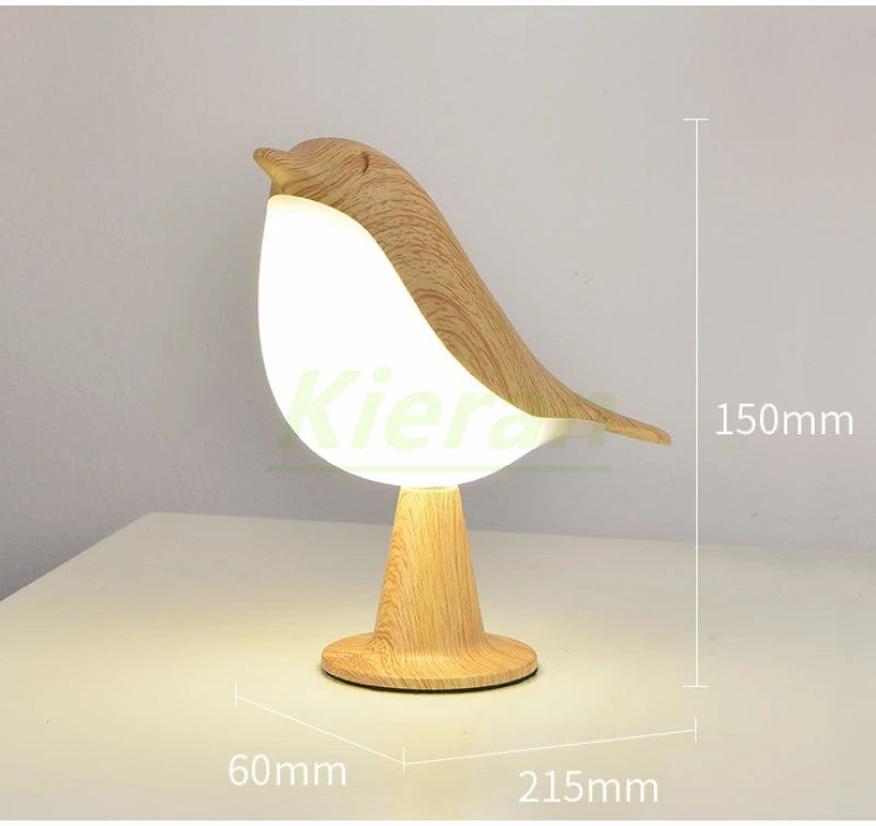 Bird Touch Lamp – Dimmable Tricolor Lighting