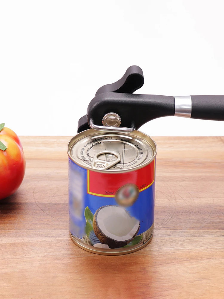 Smooth-Edge Manual Can Opener – Black