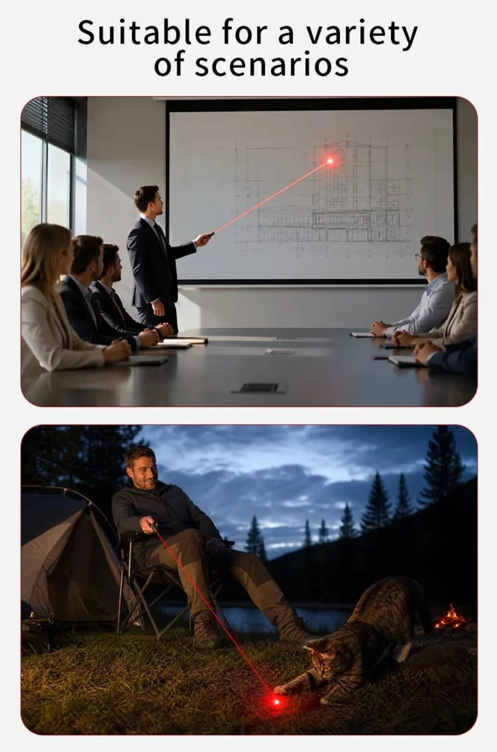 800 Lumen Rechargeable EDC Flashlight – Magnetic Pen Light for Hiking, Work & Emergencies