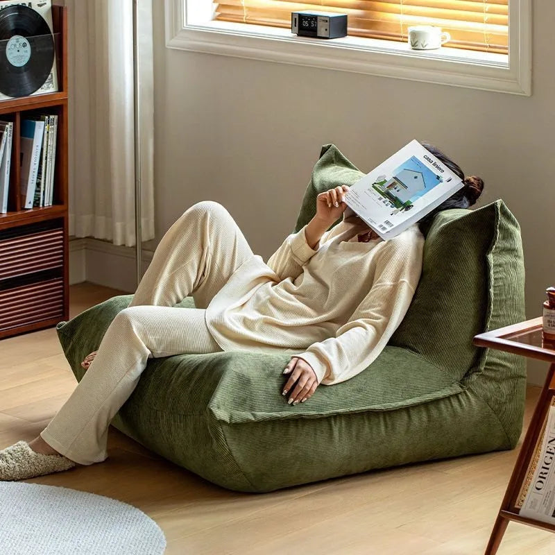 Caterpillar Floor Lounge Chair with Deep Seat