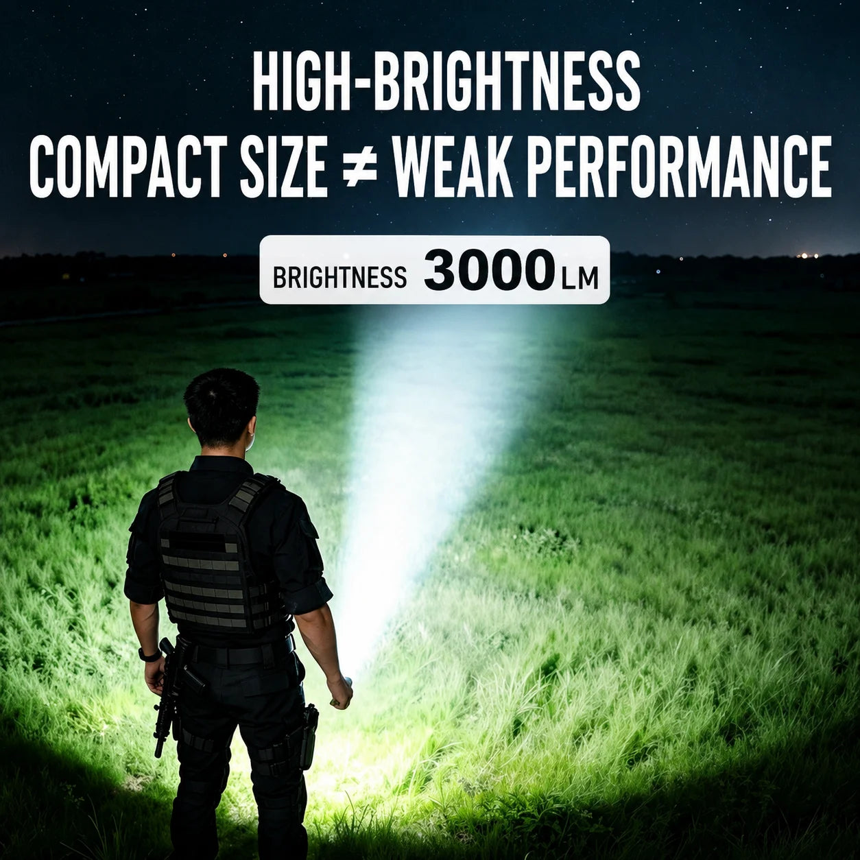 WARSUN X6 Pro – 45W Powerful Mini LED Inspection Flashlight, Magnetic Base, UV, USB Rechargeable