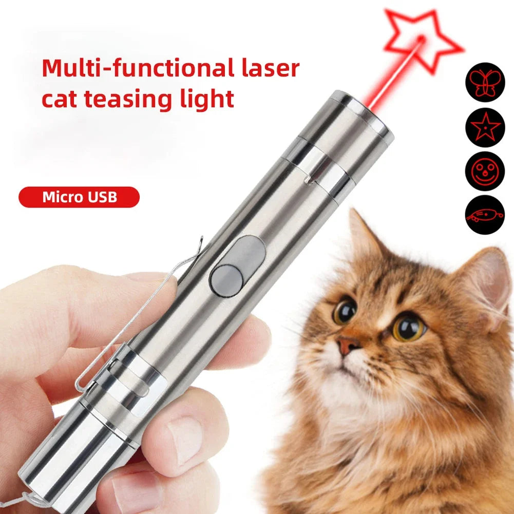 3-in-1 USB Rechargeable Pointer – Infrared, UV Detector & LED Flashlight