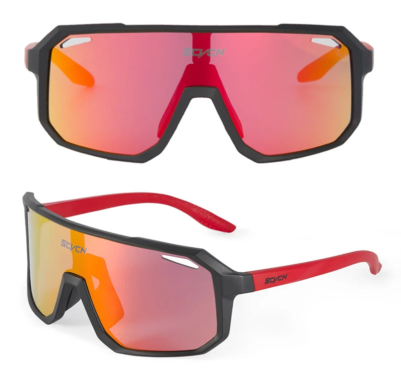 SCVCN Cycling Sunglasses — UV400 Polarized Sports Eyewear for Men & Women