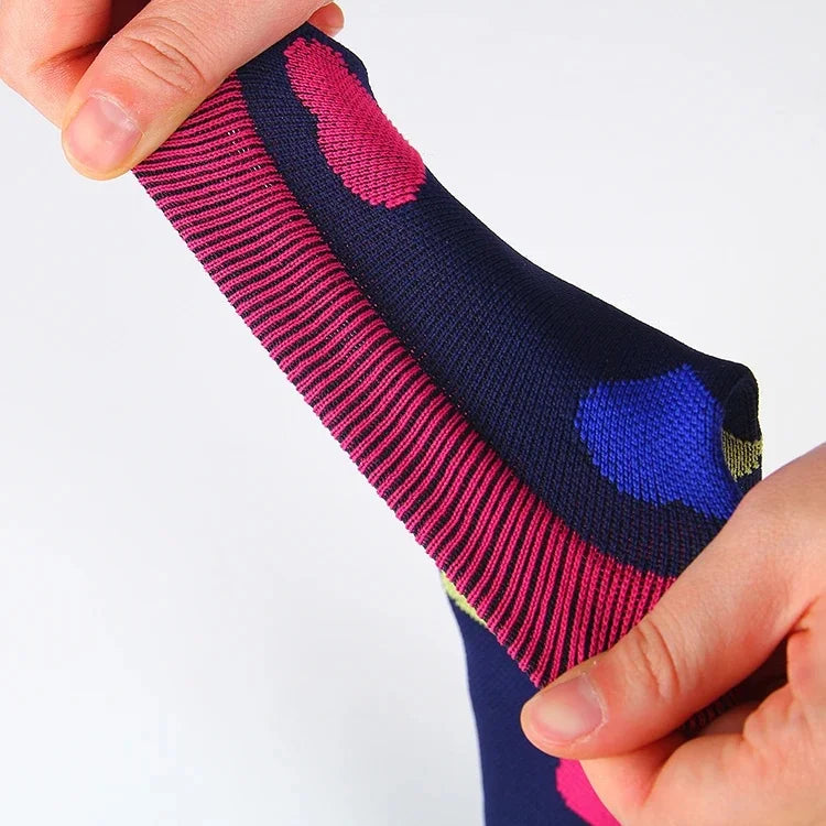 Knee High Compression Socks 20-30mmHg – 3 Pairs for Diabetes, Varicose Veins, Edema, Nurse & Running