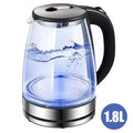 1.5L Electric Glass Kettle — Fast Boiling Borosilicate Tea Pot for Home & Office