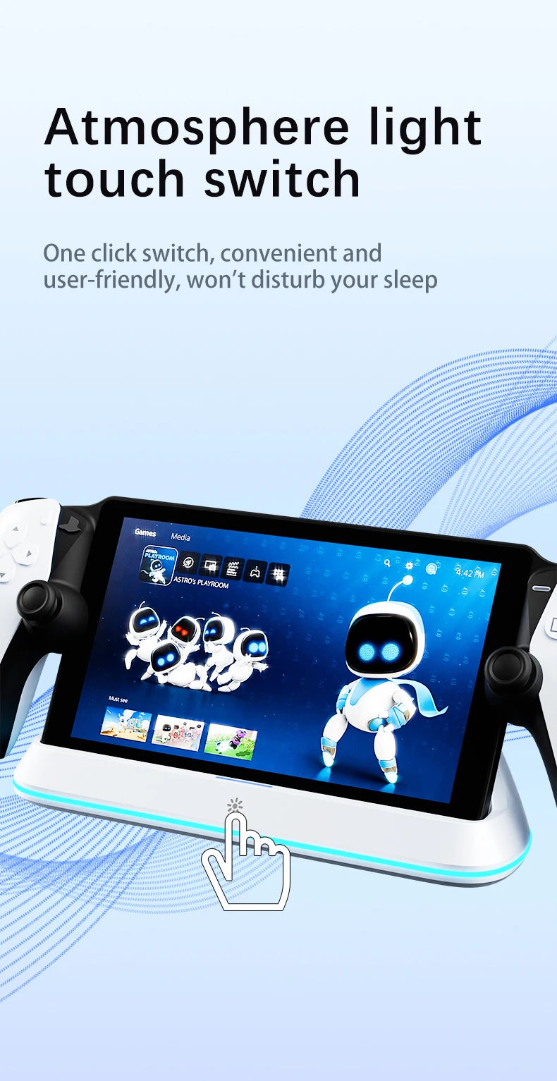 HONCAM Charging Dock Station for PlayStation Portal — Fast Charge & Organized Storage