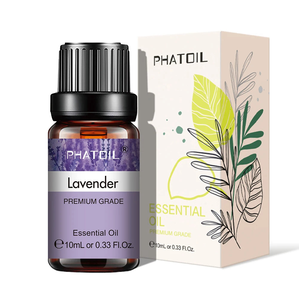Pure Plant Essential Oil 10ml – Aromatherapy Oil for Diffusers, Humidifiers & DIY, 37 Scents