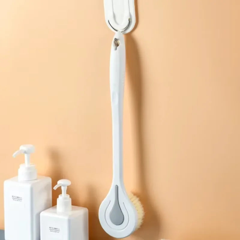 Extra Long Bath Brush with Soft Bristles – Back Scrubber Shower Massage Body Brush