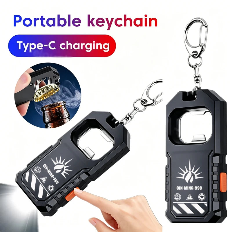 Mini COB LED Flashlight – 8 Modes, Magnetic Base, Hat Clip, USB-C Rechargeable for Camping & EDC