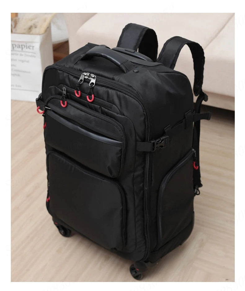 Wheeled Laptop Backpack – Waterproof Cabin Travel Bag
