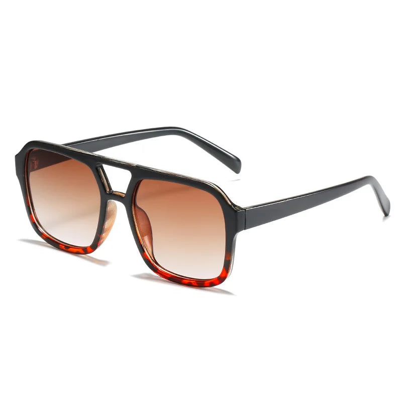 Women's Vintage Square Retro Sunglasses | Candy Colors Mirror Fashion Eyewear