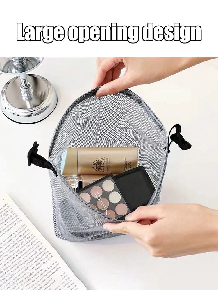Waterproof PVC Drawstring Bag – Large Capacity Gym Swimming Toiletry Bag Unisex