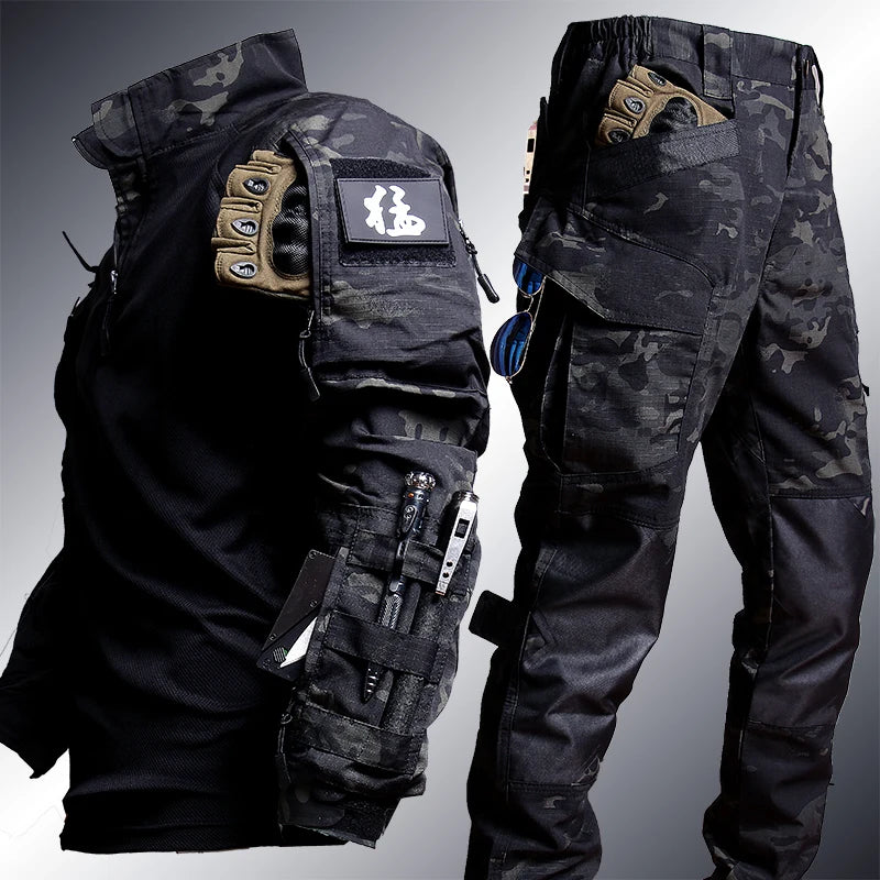 Men's Outdoor Workwear Jacket and Pants Set