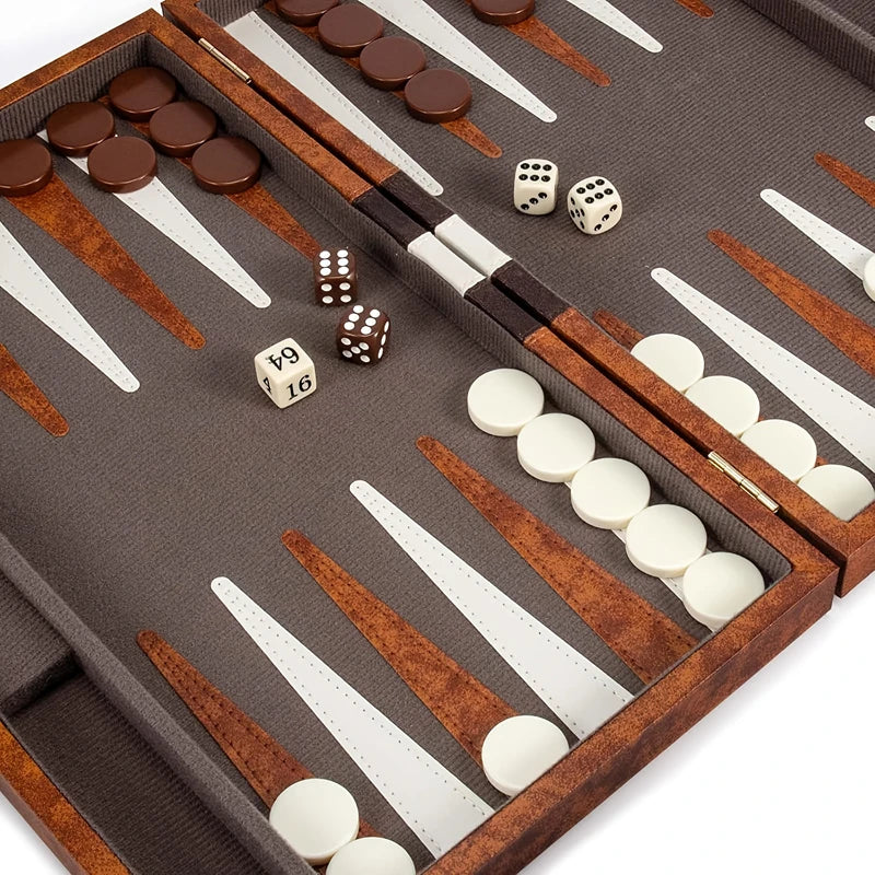 Folding Chess & Checkers Board Set – 15-Inch Portable Travel Game, PVC, Ages 14+
