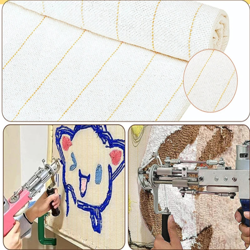 Primary Tufting Cloth Backing Fabric – Carpet Weaving & Rug Tufting Material, 1x4m or 1.5x1.5m