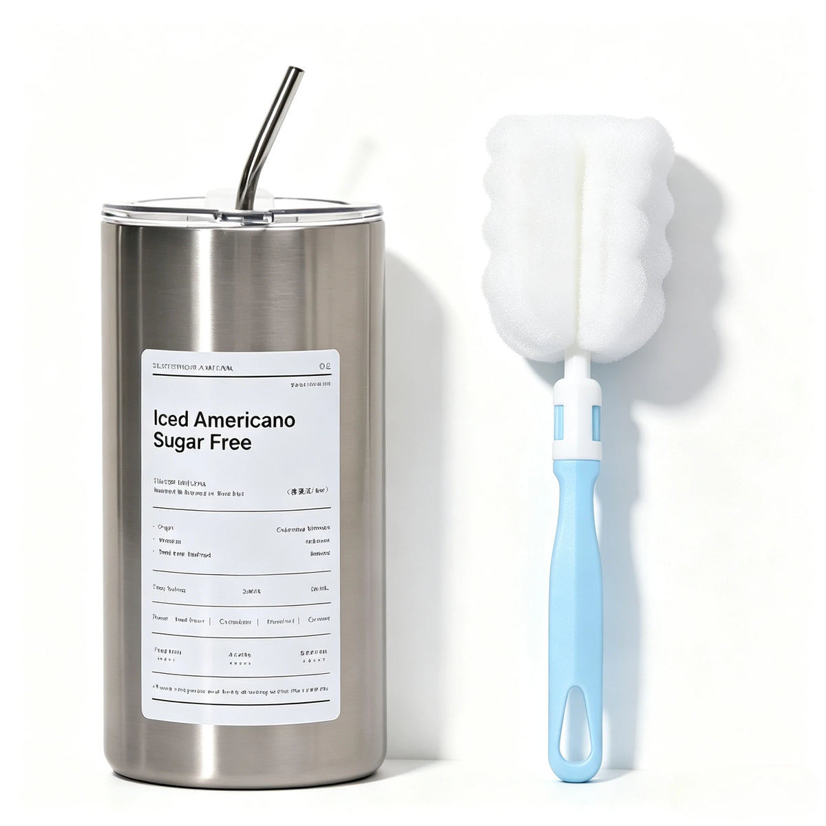 600ml Insulated Stainless Steel Thermos Coffee Mug with Straw – Vacuum Leak-Proof Travel Bottle, BPA-Free