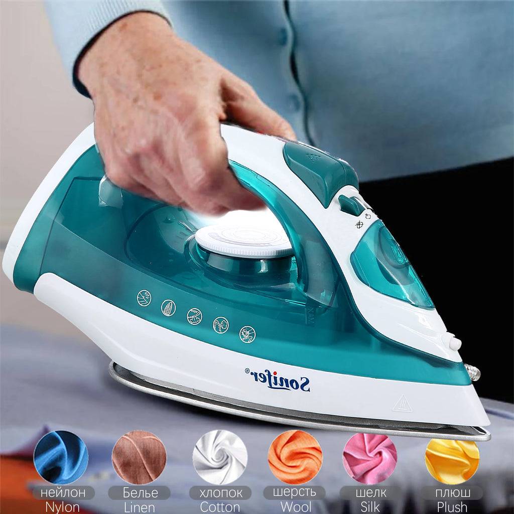 Portable Mini Steam Iron & Garment Steamer — Adjustable Ceramic Soleplate (v2)