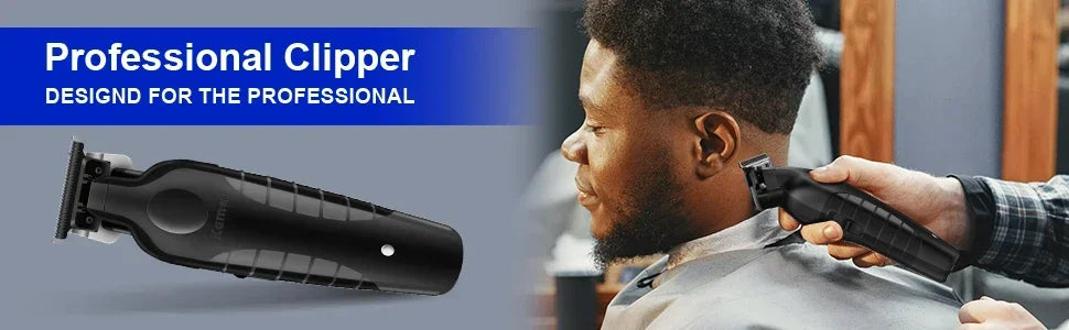 Kemei KM-1071 / KM-2299 / KM-2024 Cordless Hair Clipper – Wet/Dry, USB Rechargeable, CE & CCC