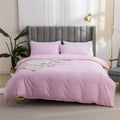 Pink Solid Color Quilt Cover for Girls | King Size 200x220cm, Duvet Cover Only (No Pillowcase)