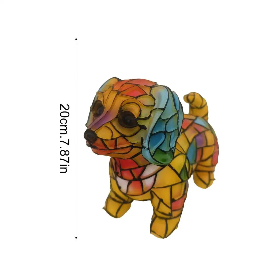 Animal Table Lamp – Colorful Resin Accent