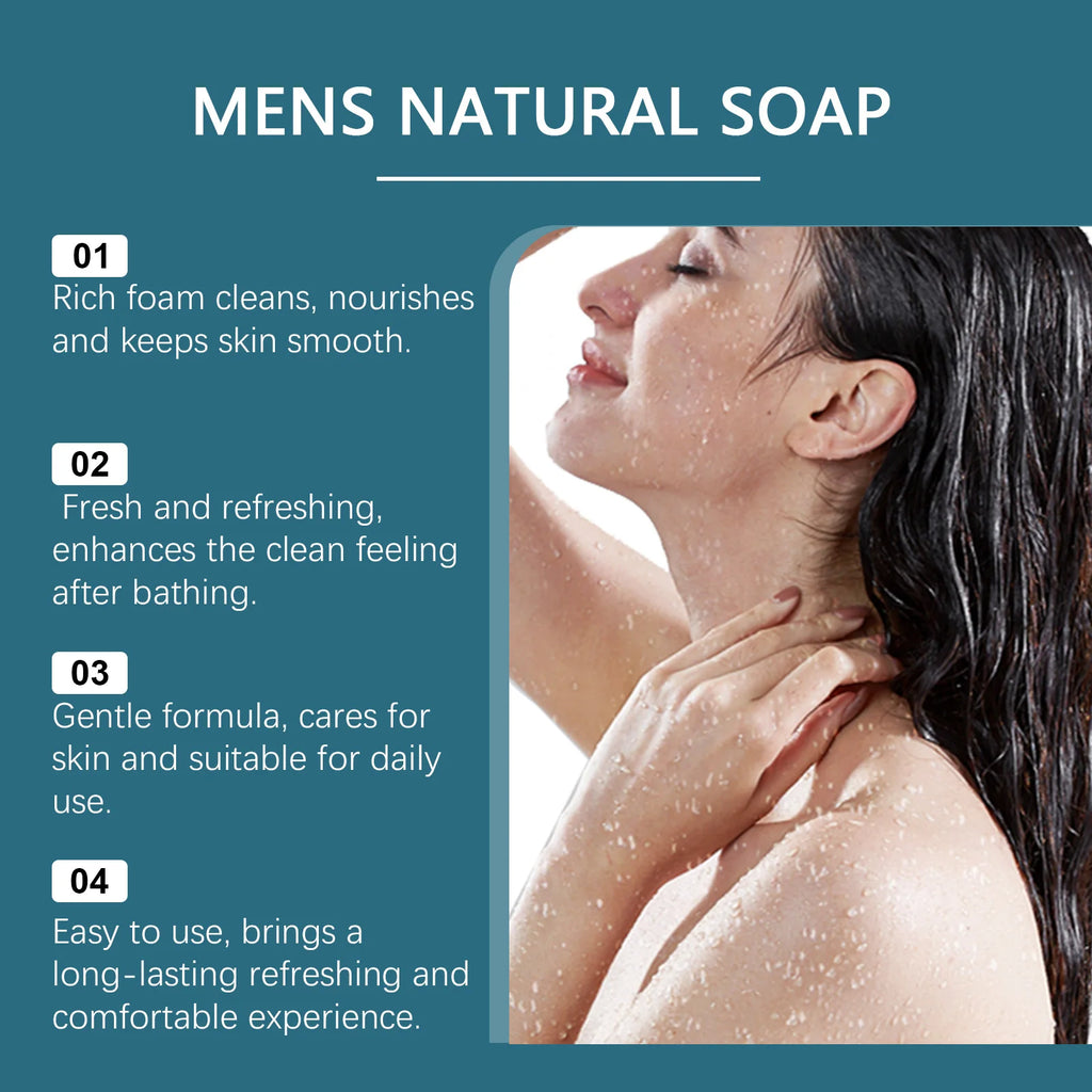 Natural Nourishing Bath Soap Bar – Deep Clean, Oil Control & Moisturizing for All Skin Types