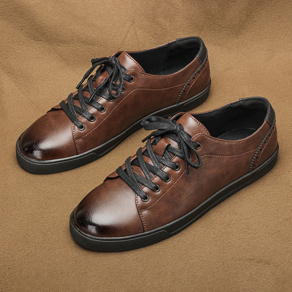 Men's Lightweight Breathable Fashion Sneakers — Comfortable Casual Everyday Shoes