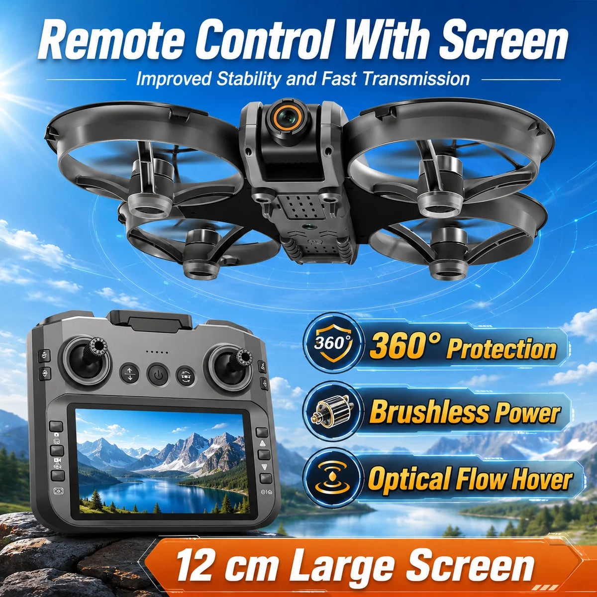 S156 Drone with Dual Camera & Screen Remote