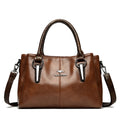 Luxury Soft Leather Large Capacity Tote Crossbody Bag – Elegant Shoulder Handbag for Women