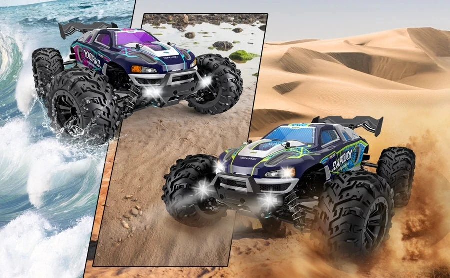 4WD 1:16 Scale High Speed Brushless RC Car – 50 or 80KM/H Off-Road Drift Racing Buggy Truck