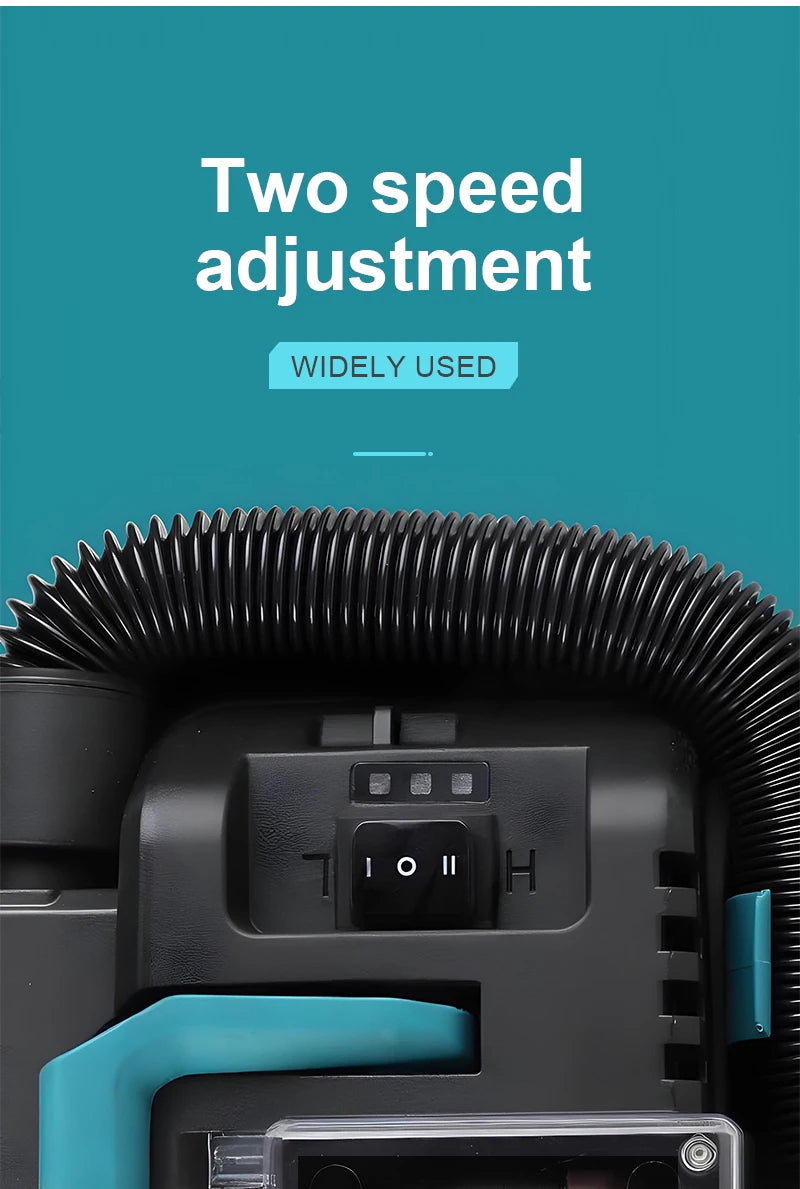 Industrial Drum Vacuum Cleaner – Brushless Dust Collector for Makita (No Battery)