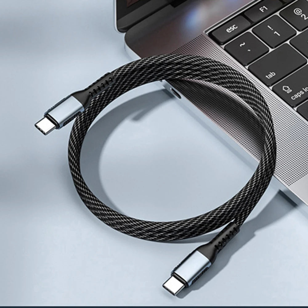 USB-C Ultra Fast Charge Cable with E-Marker Chip – PD 240W/100W/60W, 1m to 2m, 3 Colors