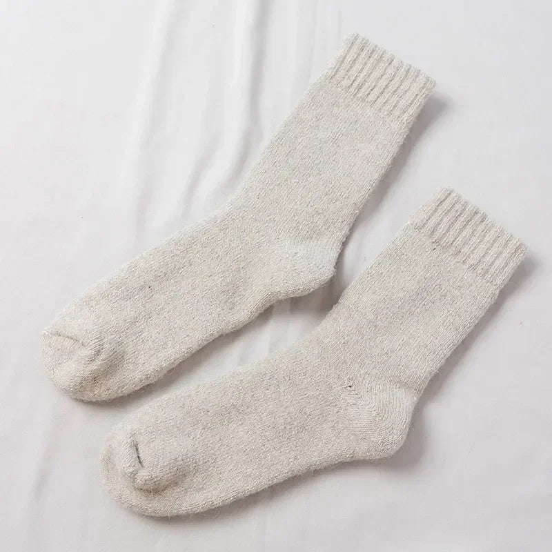 Men's Thick Merino Wool-Blend Winter Socks
