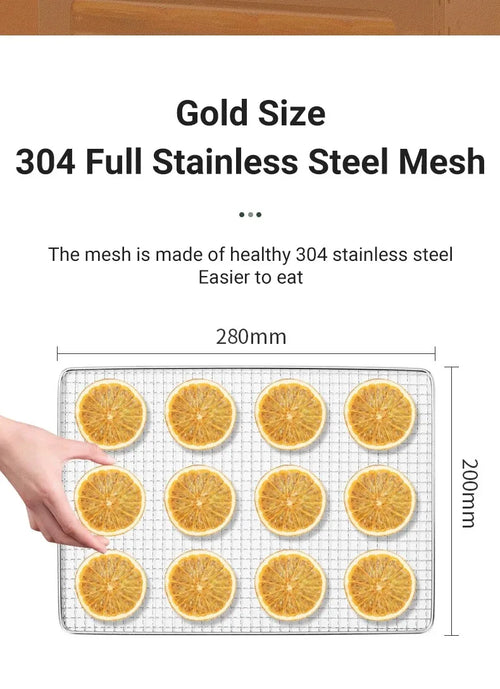 6–18 Layer Touch Screen Food Dehydrator — Intelligent Air Drying for Fruits, Meat & Jerky