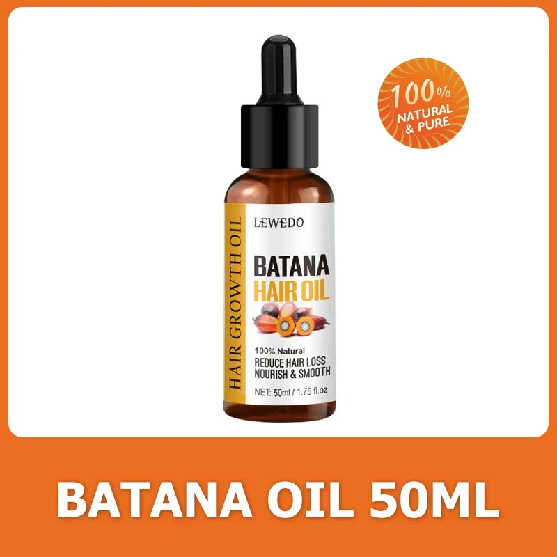 Batana Oil Hair Growth Serum — Anti-Hair Loss Essence for Thicker, Stronger Hair