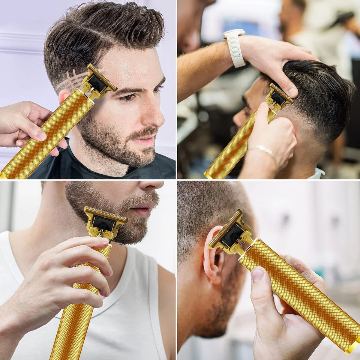 Kemei KM-1949 Full Metal Hair Clipper – Rotary Motor, 0mm Precision, 90-Min Runtime