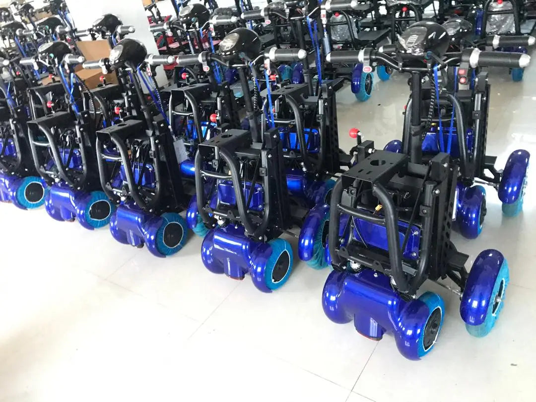 4-Wheel Mobility Scooter for Seniors, Foldable Electric Travel Scooter