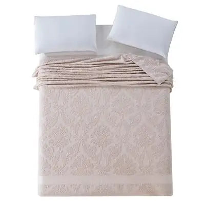 Summer Blanket for Beds | 100% Cotton Solid Color Towel Blanket, Twin, Full & Queen Size Bedspread