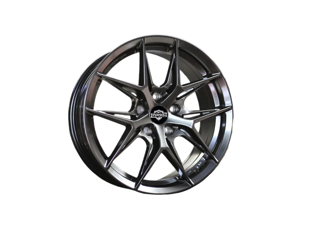 Black Alloy Car Wheels – 15 to 19-Inch Options