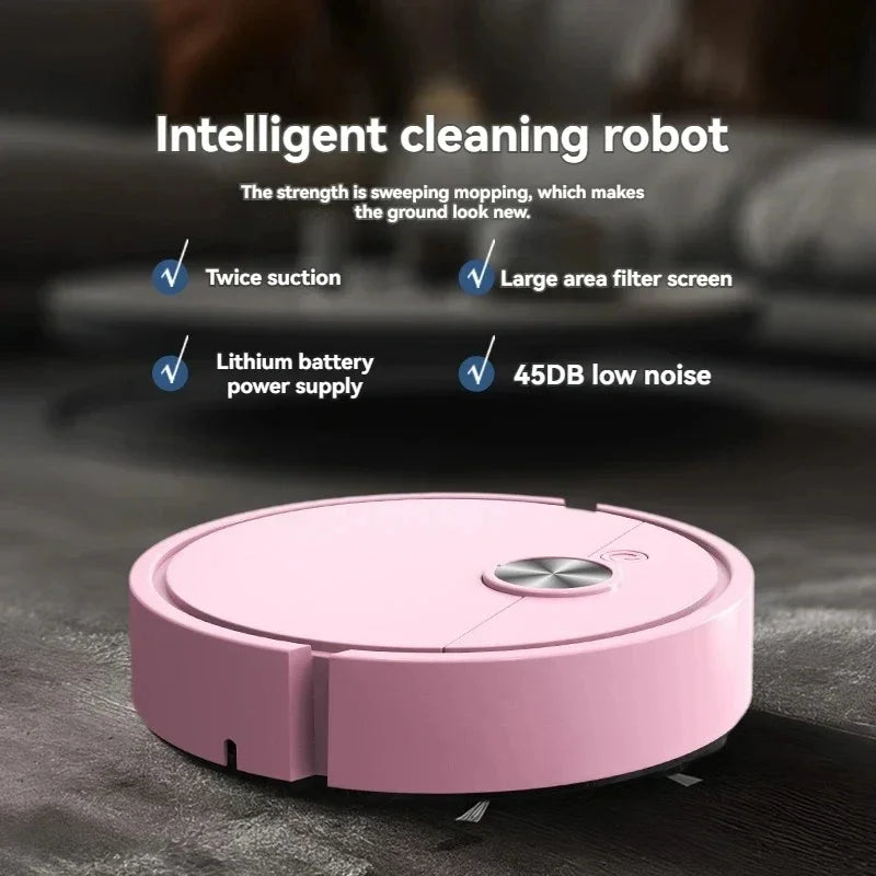 Lenovo 3-in-1 Smart Robot Vacuum Cleaner — 4000Pa Strong Suction for Hard Floors, Pet Hair & Carpets