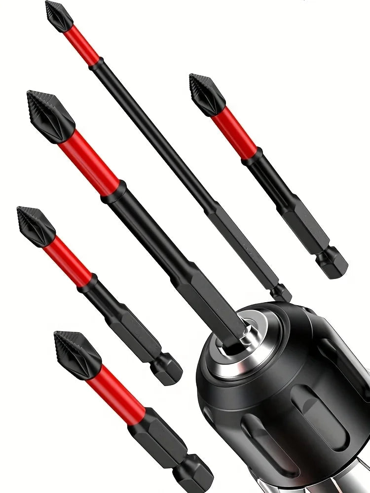 Never Lose a Bit. — Magnetic Non-Slip S2 Steel Drill Bit Set | 3, 6 & 12 Pieces, Crosshead & Impact Bits, Electric & Hand Drivers