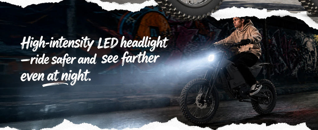 X1 Spark L Electric Dirt Bike – 60 Mile Range