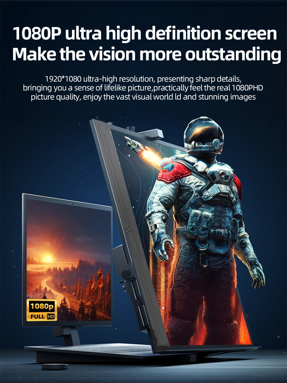 15.6-Inch Portable Touchscreen Monitor – Full HD IPS