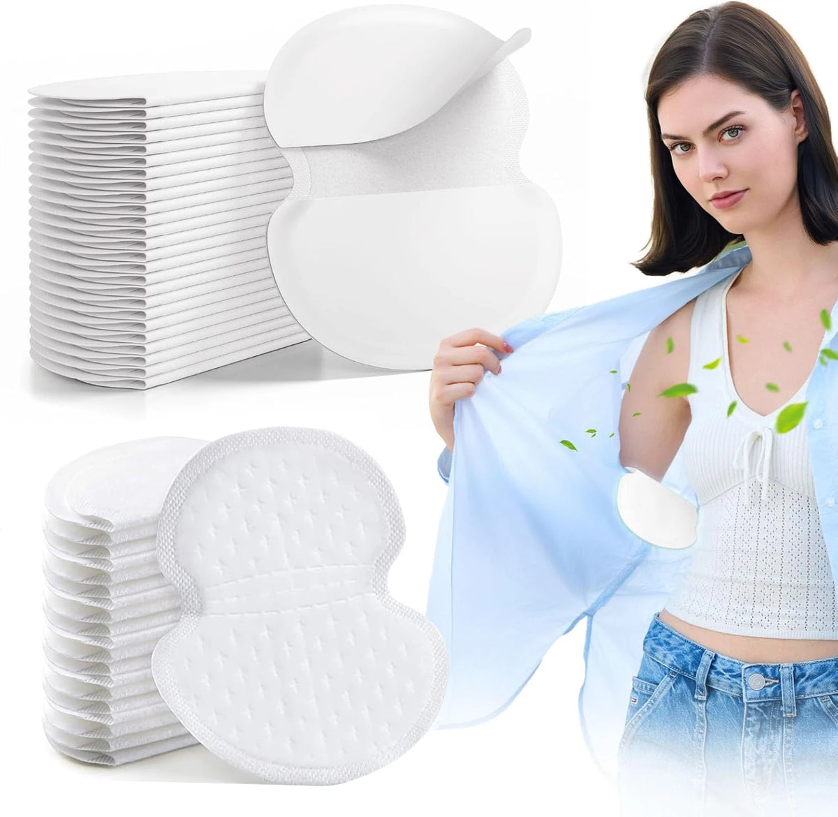Underarm Sweat Pads for Women & Men – Disposable Hyperhidrosis Protection