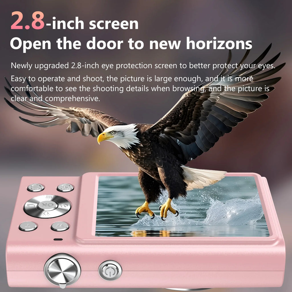 4K Digital Autofocus Vlogging Camera — 48MP with 2.8" Screen for Kids & Adults