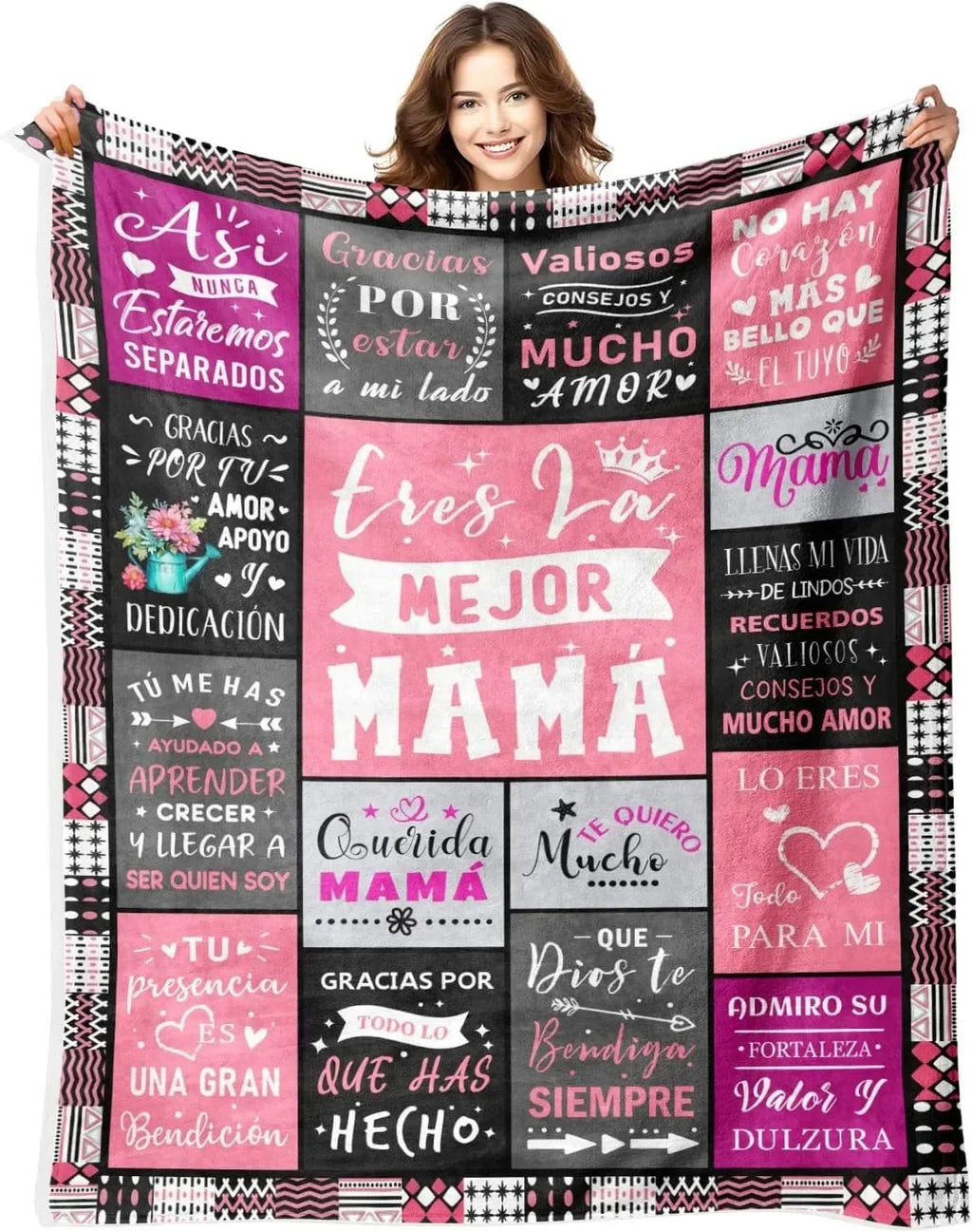 Family Gift Throw Blanket – Soft Warm Personalized Gift for Dad, Mom, Grandparents & Family
