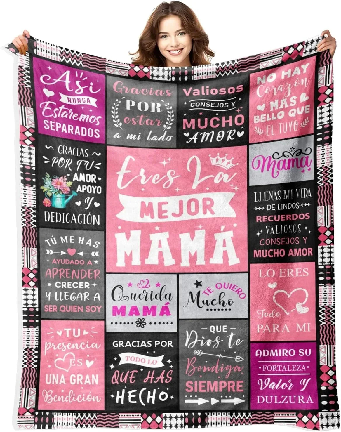 Family Gift Throw Blanket – Soft Warm Personalized Gift for Dad, Mom, Grandparents & Family