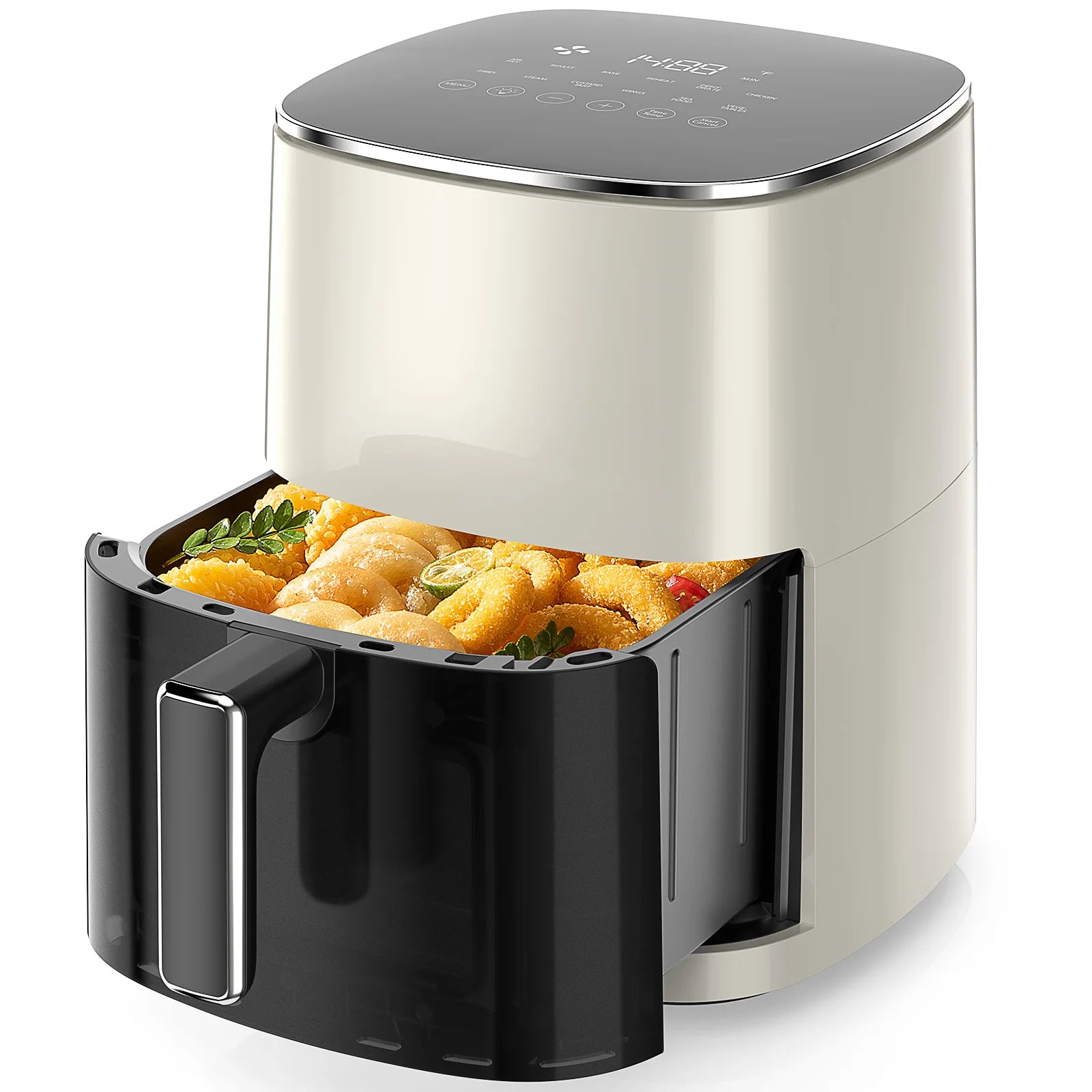 6 Quart Air Fryer with Window — 12-in-1 Square Electric Air Fryer, 400°F